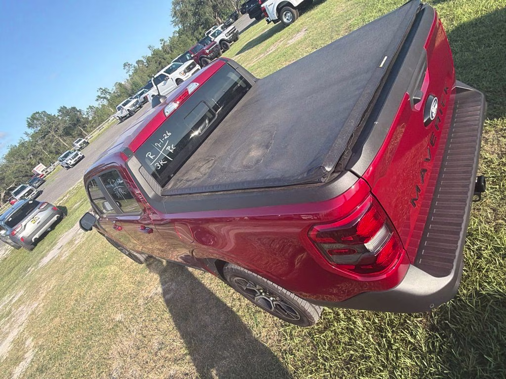 2025 Ruby Red Metallic Ford Maverick Lariat AWD Truck