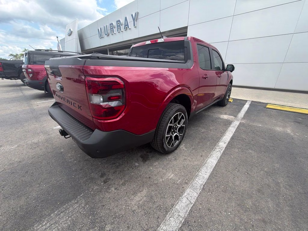 2025 Ruby Red Metallic Ford Maverick Lariat AWD Truck