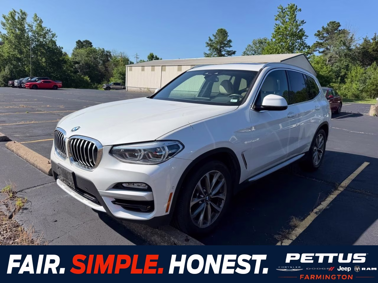 2019 Alpine White BMW X3 xDrive30i AWD SUV