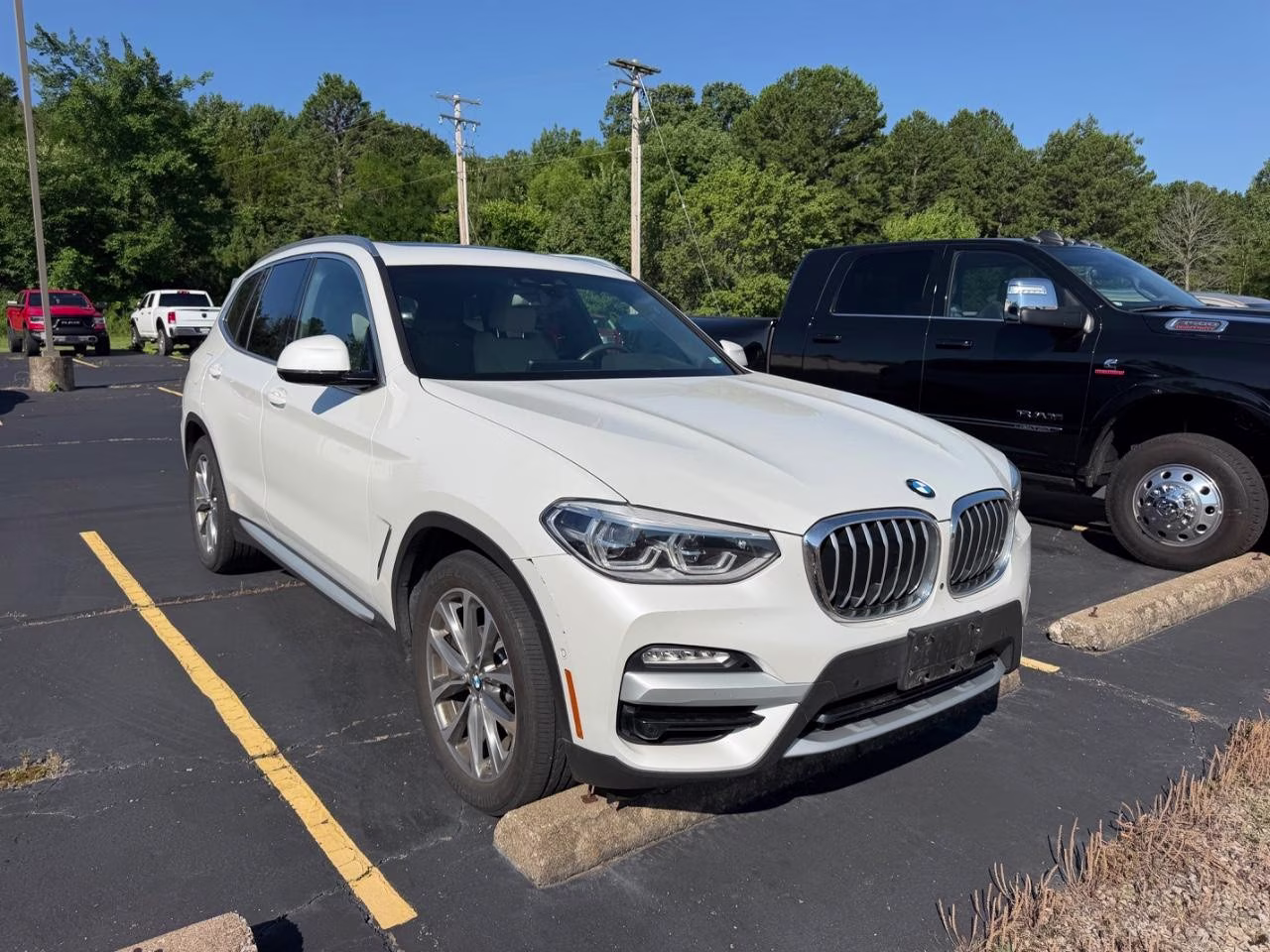 2019 Alpine White BMW X3 xDrive30i AWD SUV