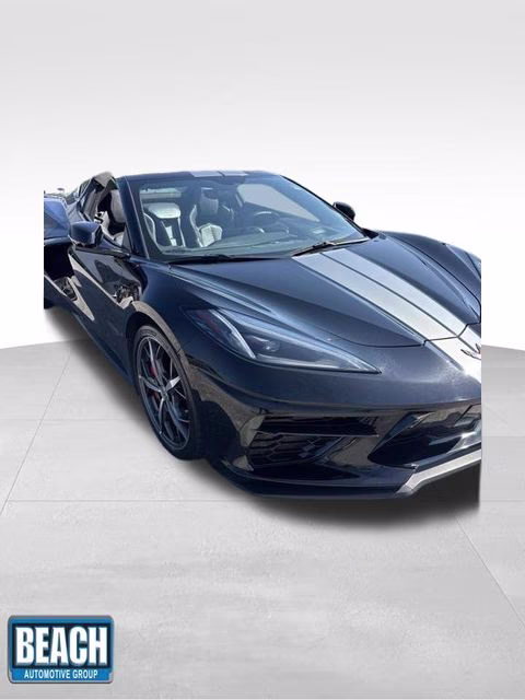 2023 Black Chevrolet Corvette Stingray RWD Convertible