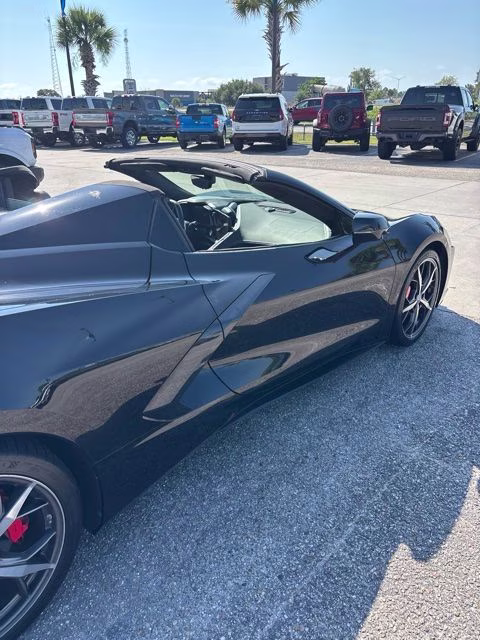 2023 Black Chevrolet Corvette Stingray RWD Convertible