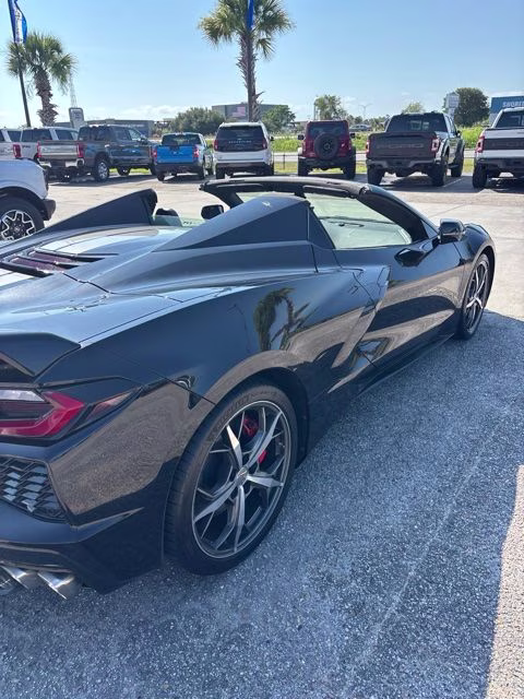 2023 Black Chevrolet Corvette Stingray RWD Convertible