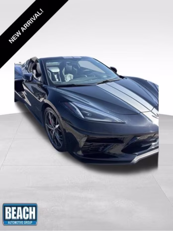 2023 Black Chevrolet Corvette Stingray RWD Convertible