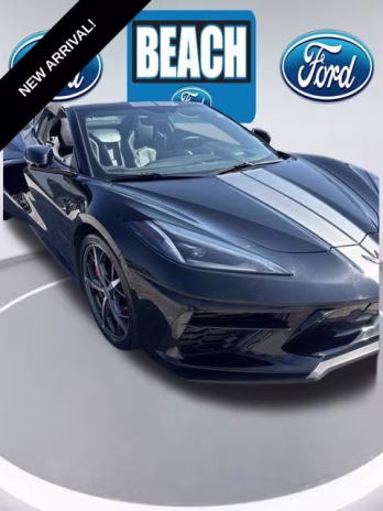 2023 Black Chevrolet Corvette Stingray RWD Convertible