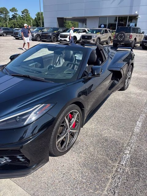 2023 Black Chevrolet Corvette Stingray RWD Convertible