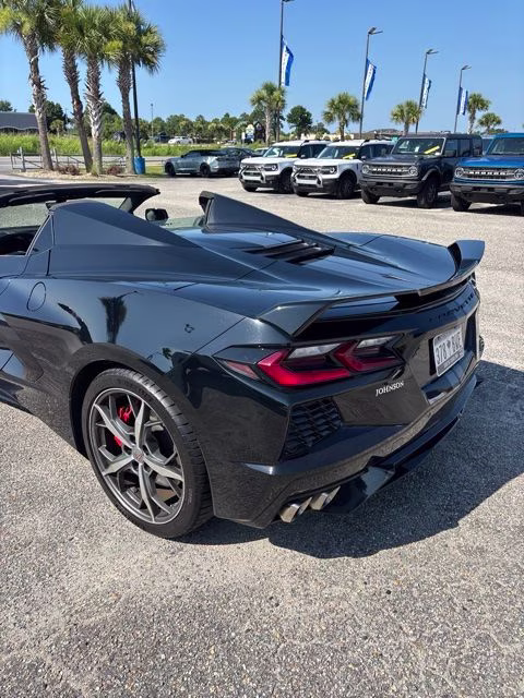 2023 Black Chevrolet Corvette Stingray RWD Convertible
