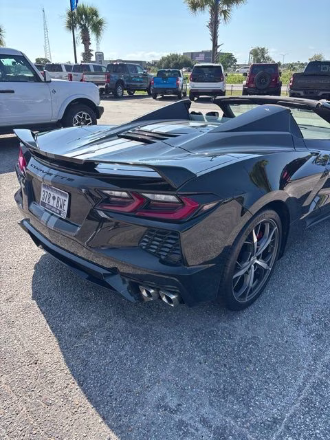 2023 Black Chevrolet Corvette Stingray RWD Convertible