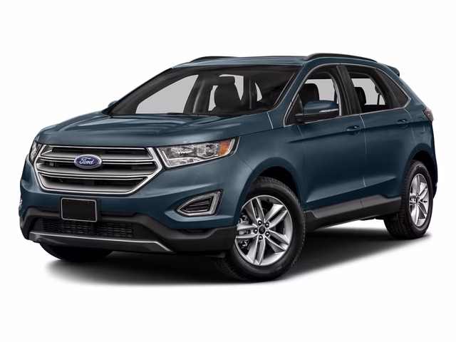 2018 Blue Metallic Ford Edge Titanium FWD SUV