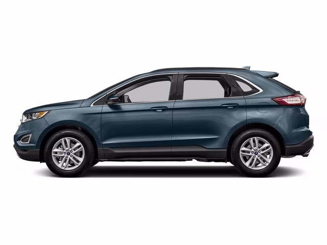 2018 Blue Metallic Ford Edge Titanium FWD SUV