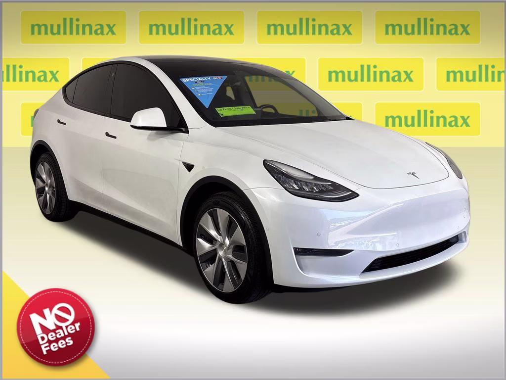 2021 Pearl White Multi-Coat Tesla Model Y Long Range AWD SUV