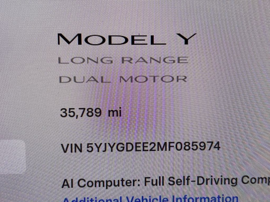 2021 Pearl White Multi-Coat Tesla Model Y Long Range AWD SUV