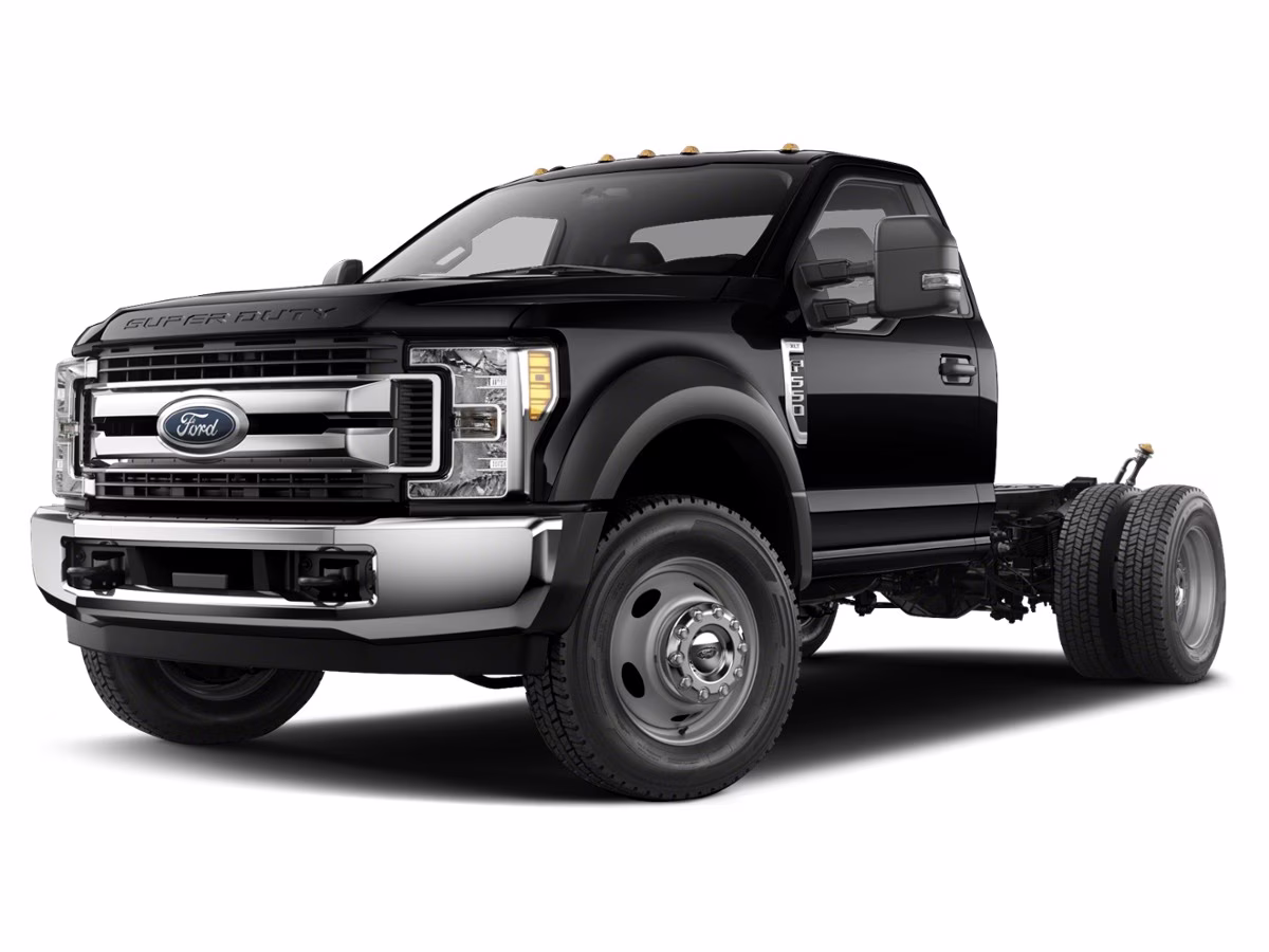 2019 White Ford Super Duty F-550 DRW XLT 4X4 Chassis