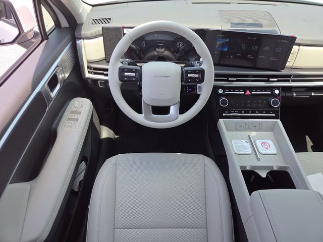 2026 Serenity White Hyundai Santa Fe SEL AWD SUV