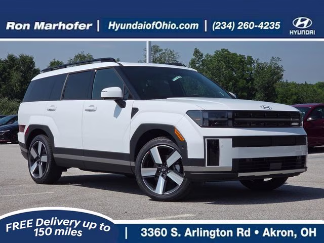 2026 Serenity White Hyundai Santa Fe Limited AWD SUV