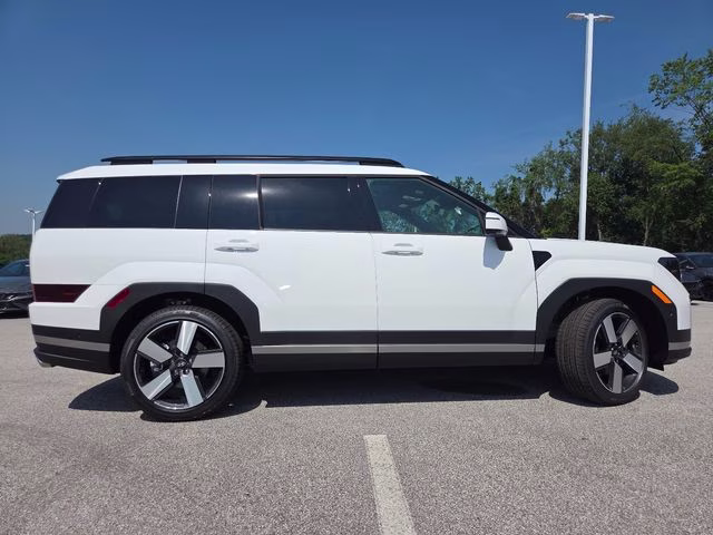2026 Serenity White Hyundai Santa Fe Limited AWD SUV