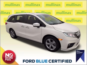 2018 White Diamond Pearl Honda Odyssey EX-L FWD Van