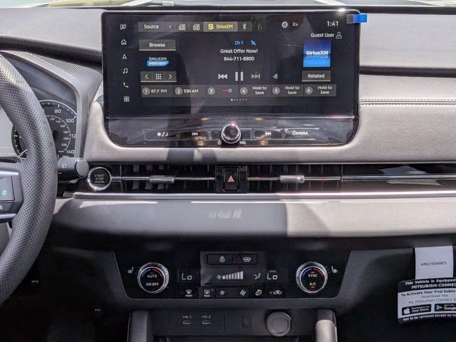 2026 White Diamond/Black Roof Mitsubishi Outlander Trail Edition AWD SUV