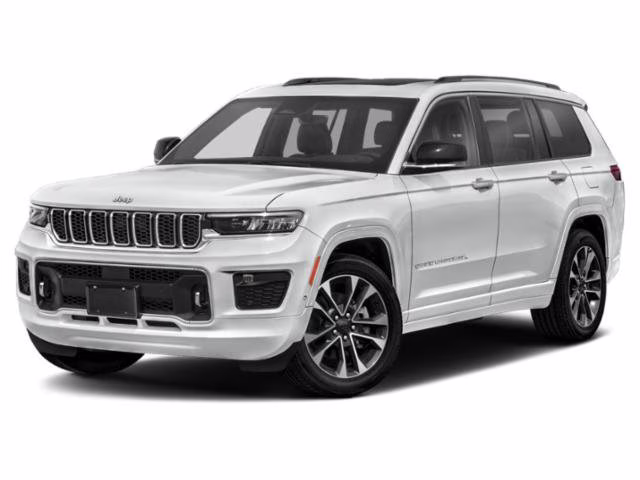 2021 Diamond Black Crystal Pearlcoat Jeep Grand Cherokee L Overland 3.6L V-6 w/Leather, Panoramic M 4X4 SUV