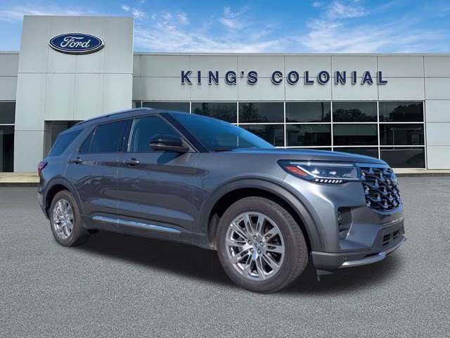 2026 Carbonized Gray Metallic Ford Explorer Platinum w/Massaging Seats, 13.2 Screen, RWD SUV