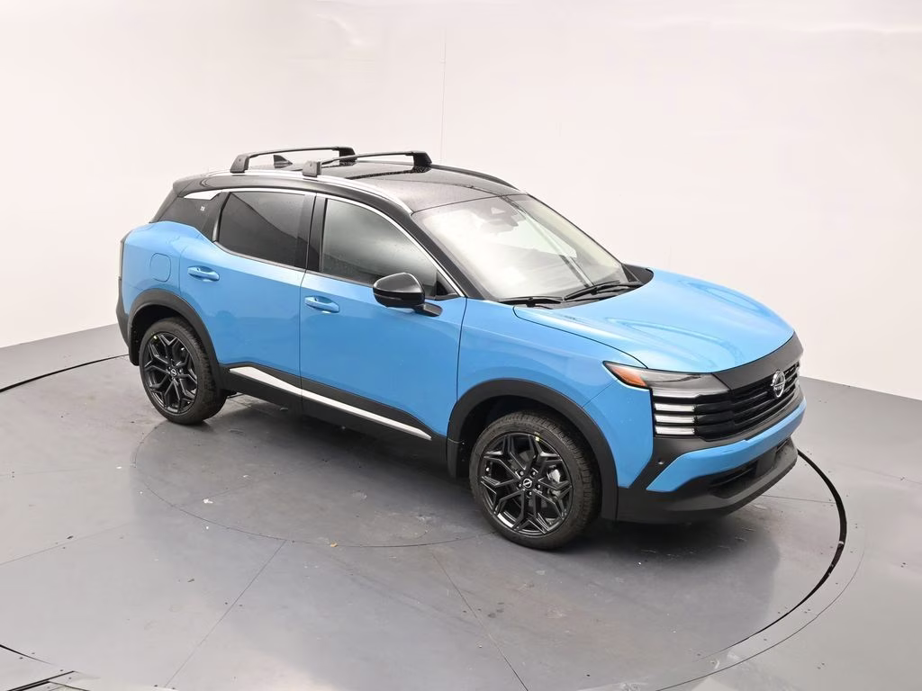 2026 Arctic Ice Blue/Black Nissan Kicks SR FWD SUV