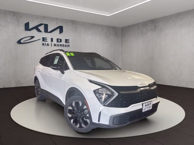 2023 Glacial White Pearl Kia Sportage X-Line AWD SUV