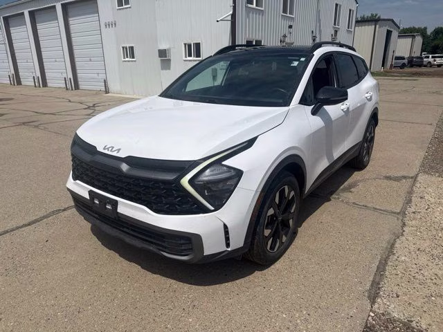 2023 Glacial White Pearl Kia Sportage X-Line AWD SUV