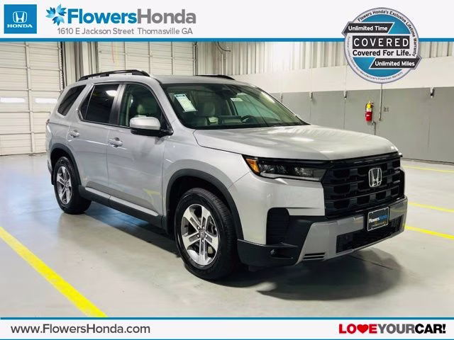 2026 Solar Silver Metallic Honda Pilot EX-L SUV