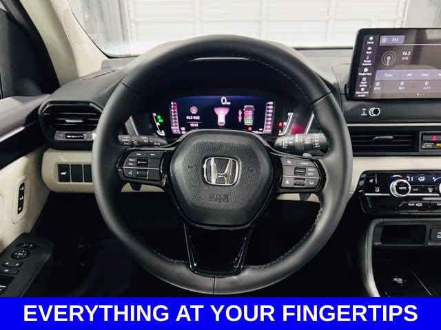 2026 Solar Silver Metallic Honda Pilot EX-L FWD SUV