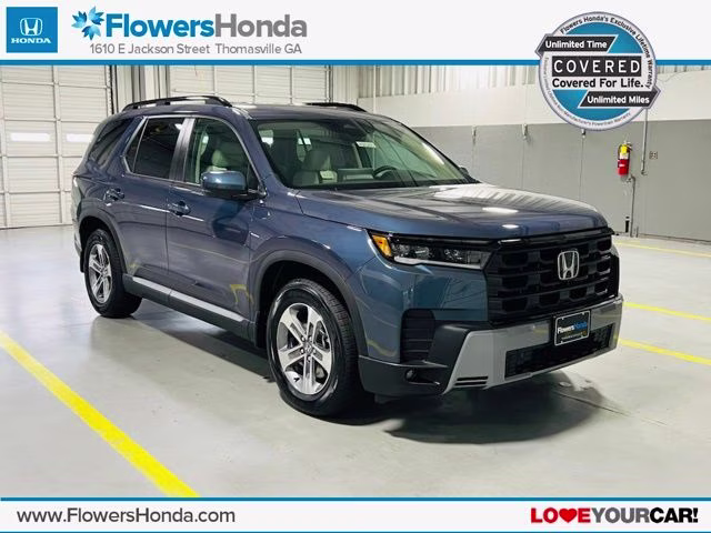 2026 Smoke Blue Pearl Honda Pilot EX-L SUV