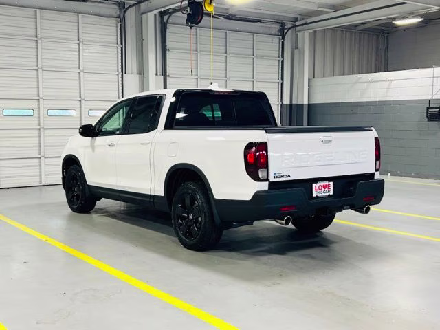 2026 Platinum White Pearl Honda Ridgeline Black Edition AWD Truck