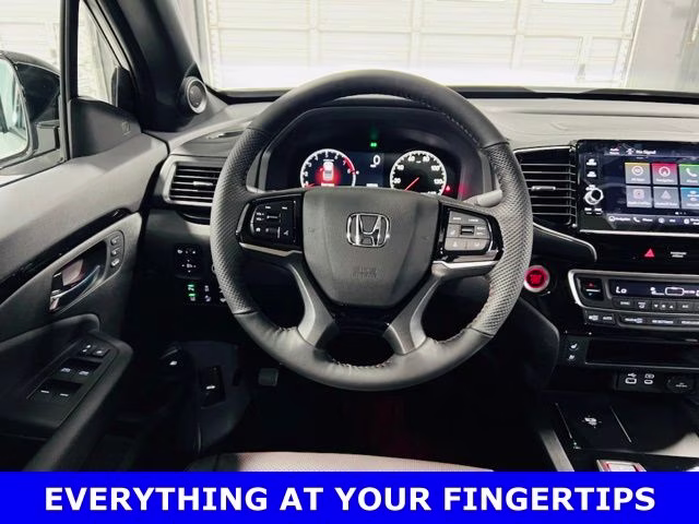 2026 Platinum White Pearl Honda Ridgeline Black Edition AWD Truck