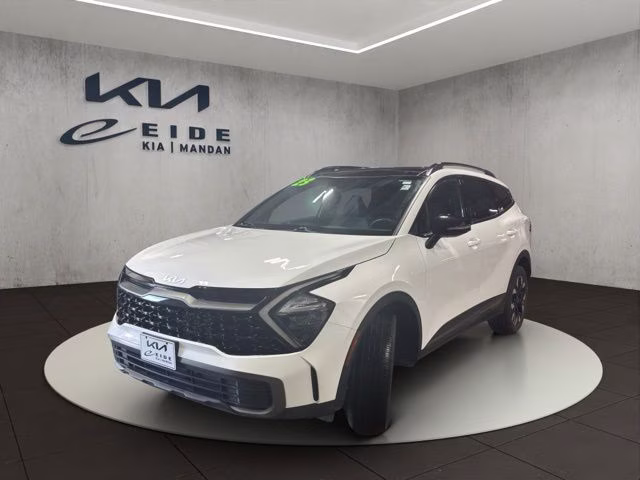 2023 Glacial White Pearl Kia Sportage X-Line AWD SUV
