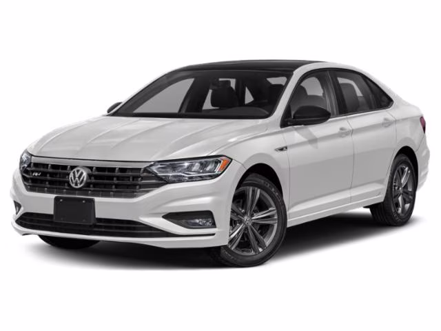 2019 Pure White Volkswagen Jetta R-Line FWD Sedan