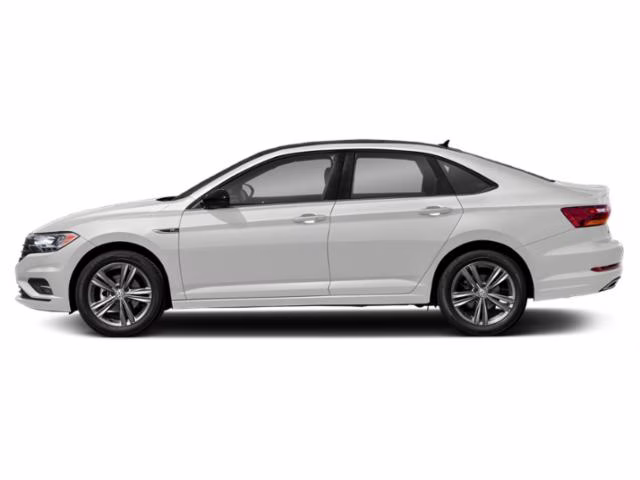2019 Pure White Volkswagen Jetta R-Line FWD Sedan