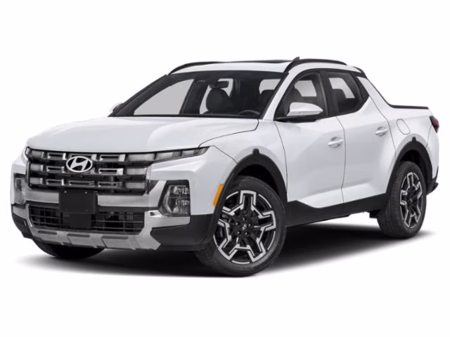 2025 Atlas White Hyundai Santa Cruz Limited AWD Truck