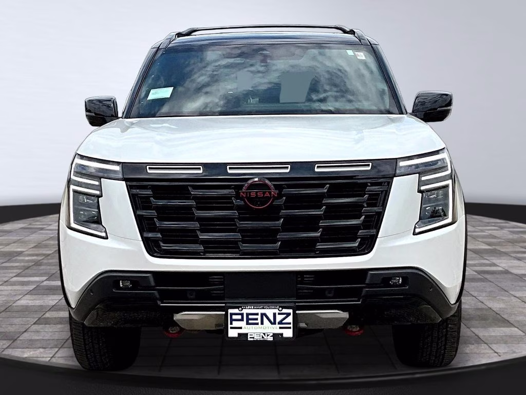 2026 Aspen White/Super Black Nissan Armada PRO-4X 4X4 SUV
