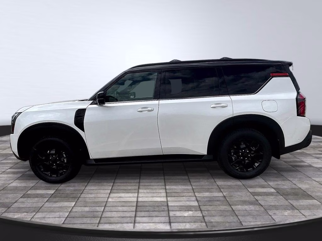 2026 Aspen White/Super Black Nissan Armada PRO-4X 4X4 SUV
