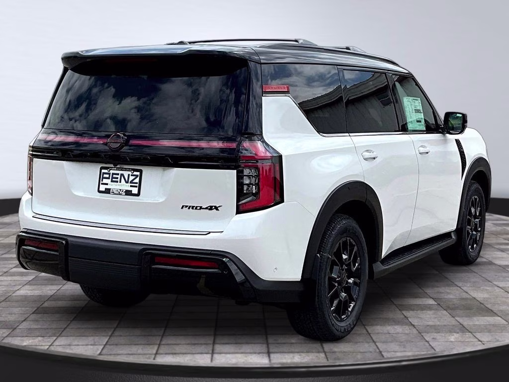 2026 Aspen White/Super Black Nissan Armada PRO-4X 4X4 SUV