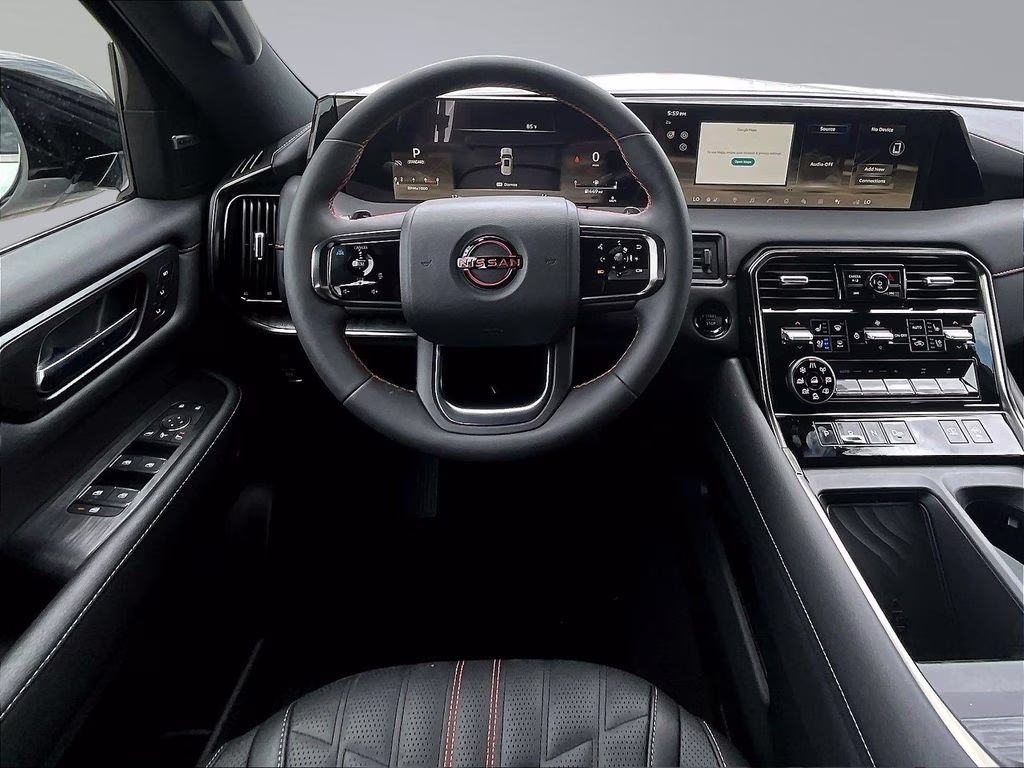 2026 Aspen White/Super Black Nissan Armada PRO-4X 4X4 SUV