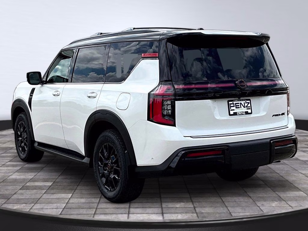 2026 Aspen White/Super Black Nissan Armada PRO-4X 4X4 SUV