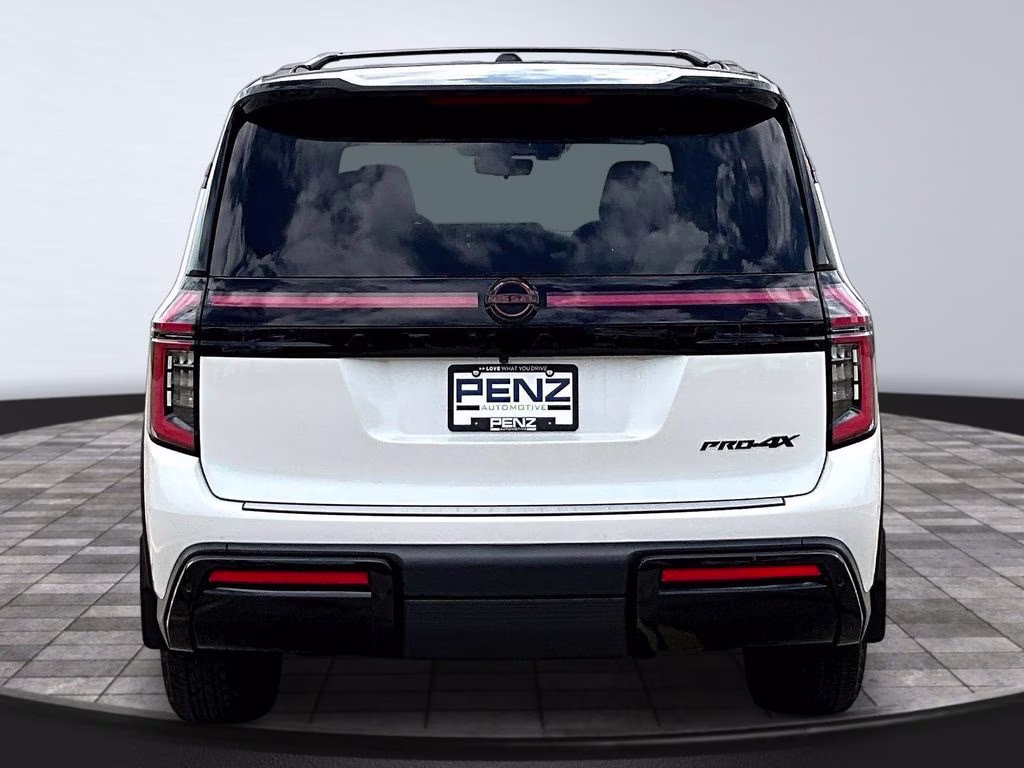 2026 Aspen White/Super Black Nissan Armada PRO-4X 4X4 SUV