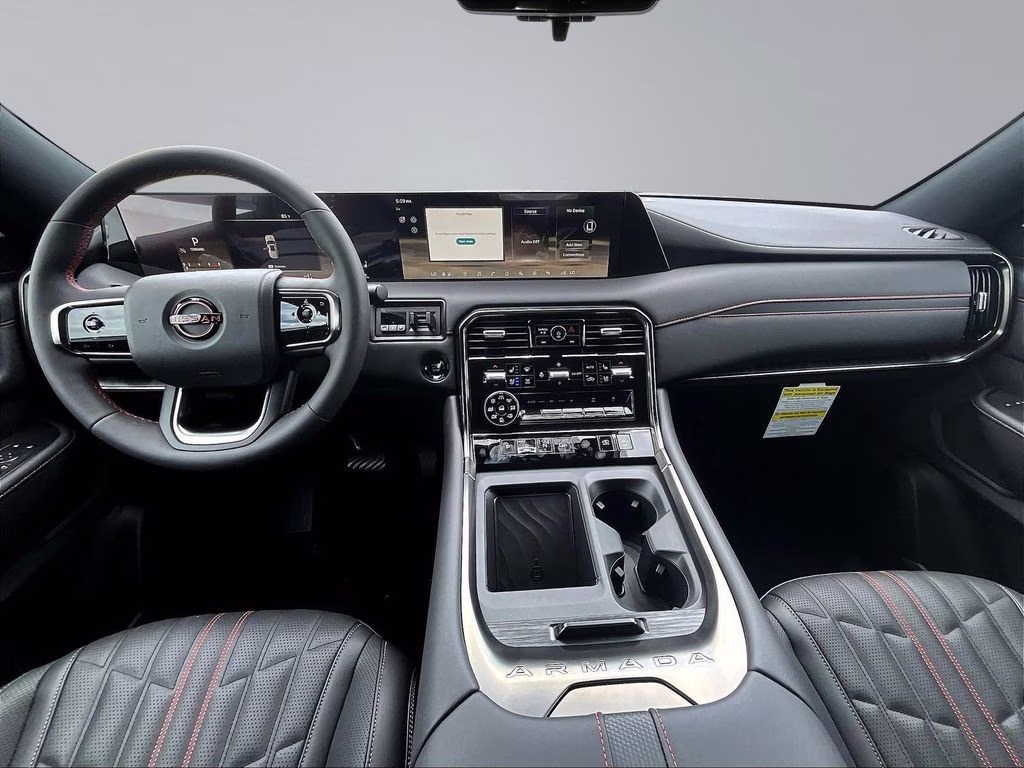 2026 Aspen White/Super Black Nissan Armada PRO-4X 4X4 SUV