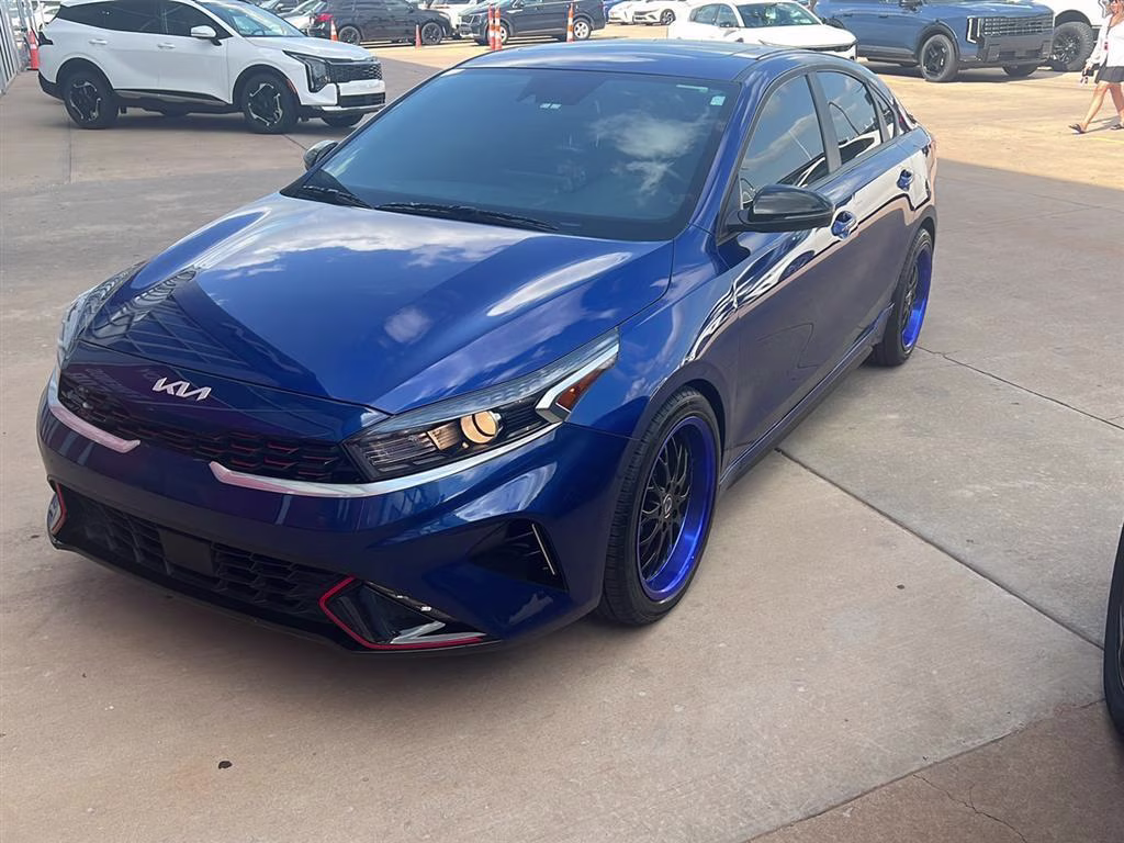 2024 Deep Sea Blue Kia Forte GT-Line FWD Sedan
