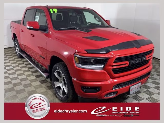 2019 Flame Red Clearcoat Ram 1500 Rebel 4X4 Truck