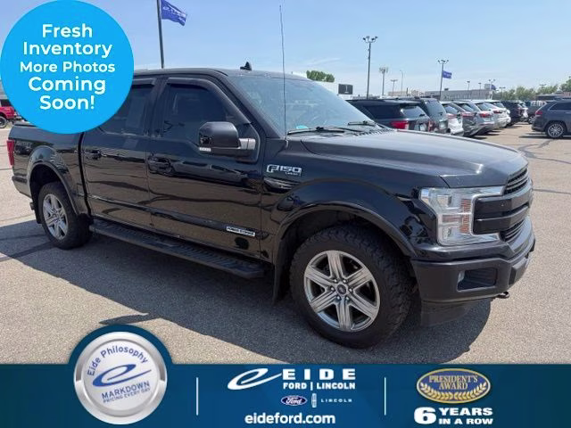 2018 Shadow Black Ford F-150 Lariat 4X4 Truck