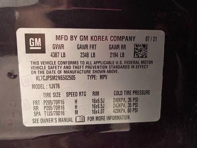 2022 Black Cherry Metallic Chevrolet Trax LT AWD SUV