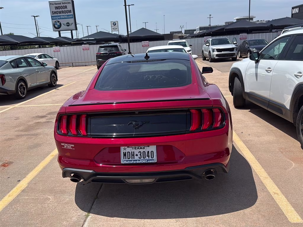 2022 Rapid Red Metallic Tinted Clearcoat Ford Mustang EcoBoost RWD Fastback