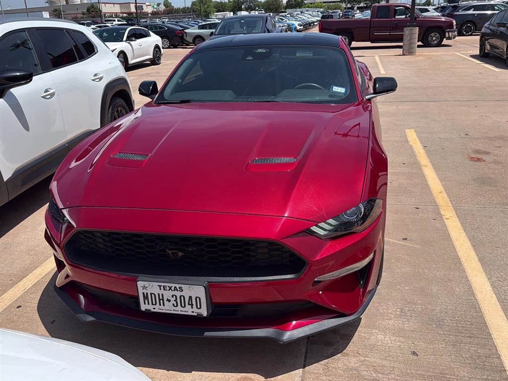 2022 Rapid Red Metallic Tinted Clearcoat Ford Mustang EcoBoost RWD Fastback