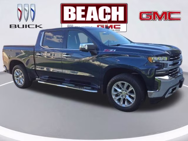 2021 Northsky Blue Metallic Chevrolet Silverado 1500 LTZ 4X4 Truck